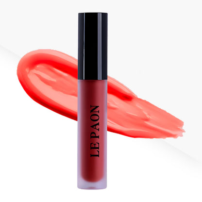 LePaon Cosmetics Pout Cloud Lipgloss – Long-wear, Transfer-Proof Matte Lipstick with High Pigment Payoff – Infused with Vitamin E for Extended Hydration (Clear) (Clear)