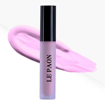 LePaon Cosmetics Pout Cloud Lipgloss – Long-wear, Transfer-Proof Matte Lipstick with High Pigment Payoff – Infused with Vitamin E for Extended Hydration (Clear) (Clear)