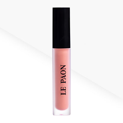 LePaon Cosmetics Pout Cloud Lipgloss – Long-wear, Transfer-Proof Matte Lipstick with High Pigment Payoff – Infused with Vitamin E for Extended Hydration (Clear) (Clear)