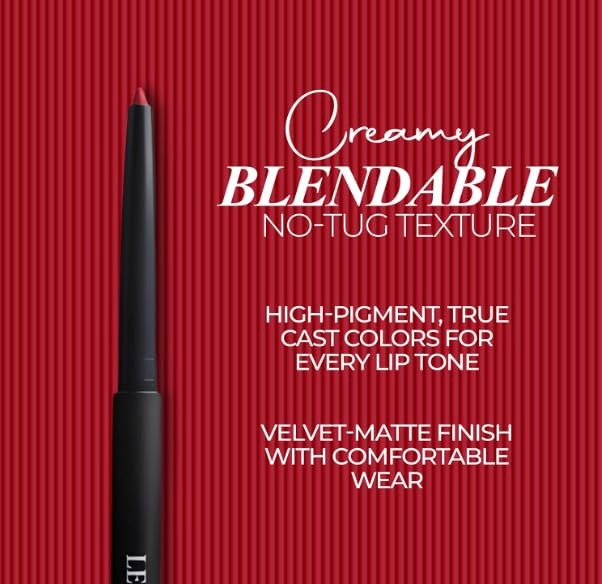 Define It Matte Lip Liner, Creamy Waterproof Long-Wear
