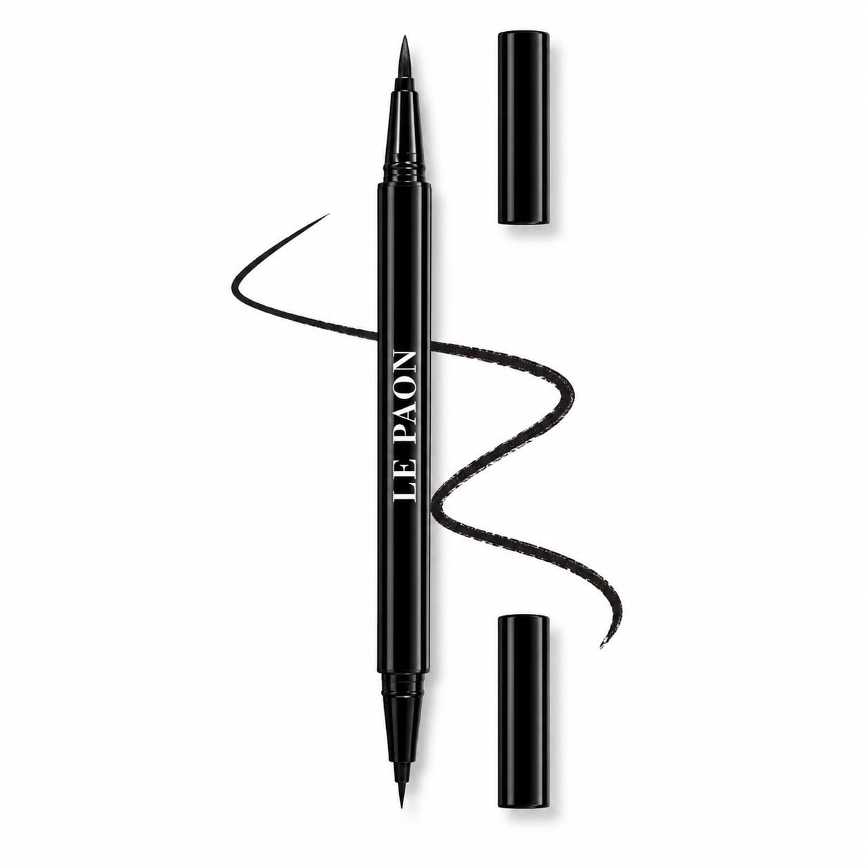 Eyeliner Pen Waterproof Dual Tip, Sensitive Mature Skin - Black