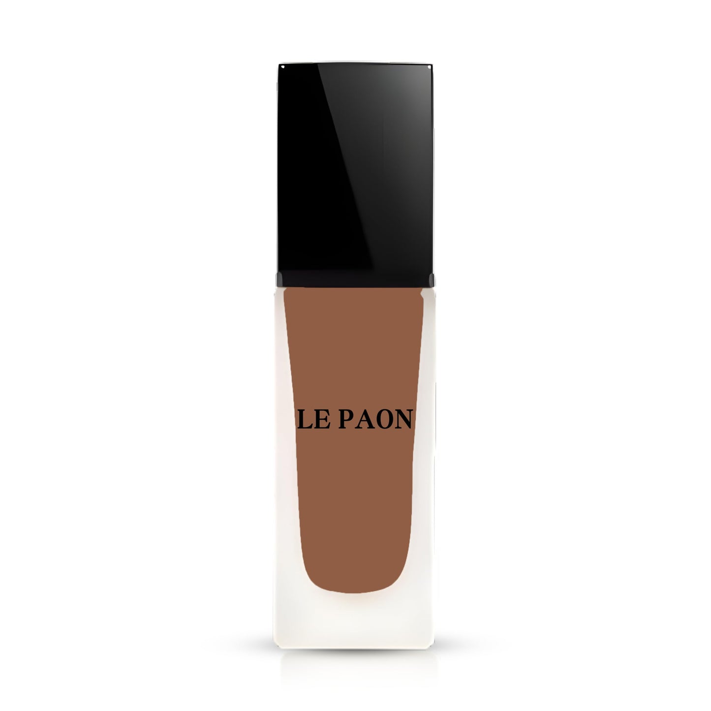 Le Paon Cosmetics Hydrating SoftGlow Foundation - Full Coverage Liquid Foundation (Mahogany)