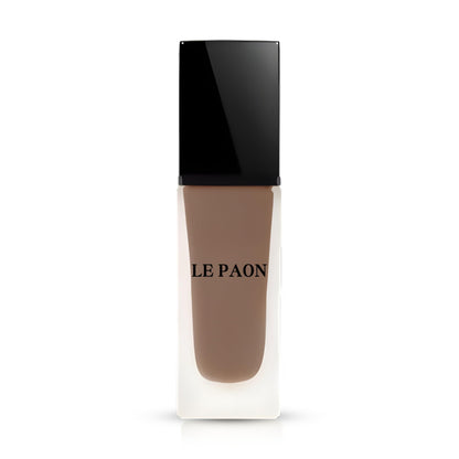 Le Paon Cosmetics Hydrating SoftGlow Foundation - Full Coverage Liquid Foundation (Chestnut)