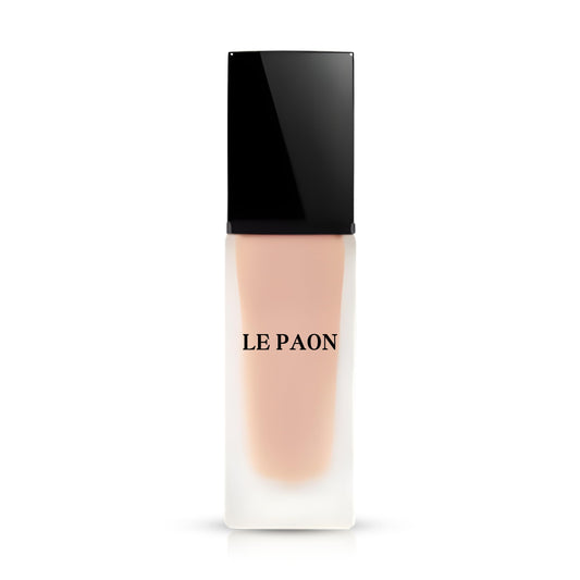 Le Paon Cosmetics Hydrating SoftGlow Foundation - Full Coverage Liquid Foundation (Ivory)