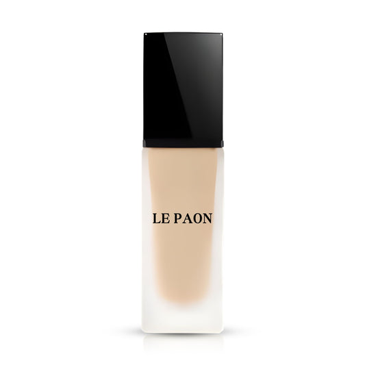 Le Paon Cosmetics Hydrating SoftGlow Foundation - Full Coverage Liquid Foundation (Honey)