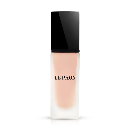 Le Paon Cosmetics Hydrating SoftGlow Foundation - Full Coverage Liquid Foundation (Warm Sand)