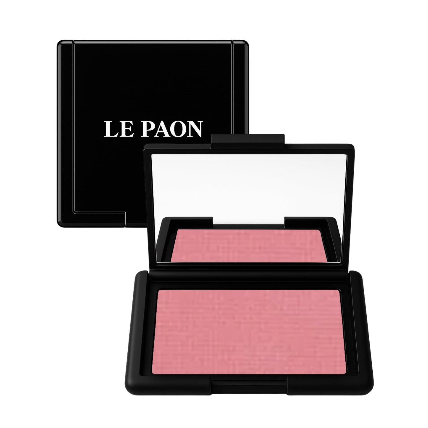 Le Paon Cosmetics Blush Rush (Apricot Shimmer) - Powder Blush for Cheeks & Face with High Pigments for Shiny, Healthy Natural Finish – Buildable, Sweat Proof & Vegan
