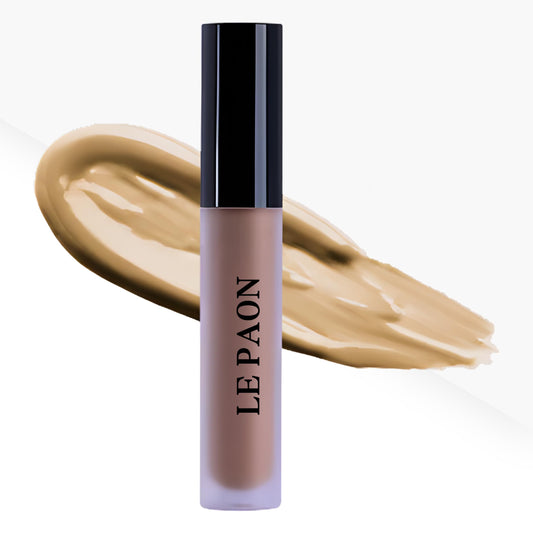 LePaon Cosmetics Pout Cloud Lipgloss – Long-wear, Transfer-Proof Matte Lipstick with High Pigment Payoff – Infused with Vitamin E for Extended Hydration (Stone)