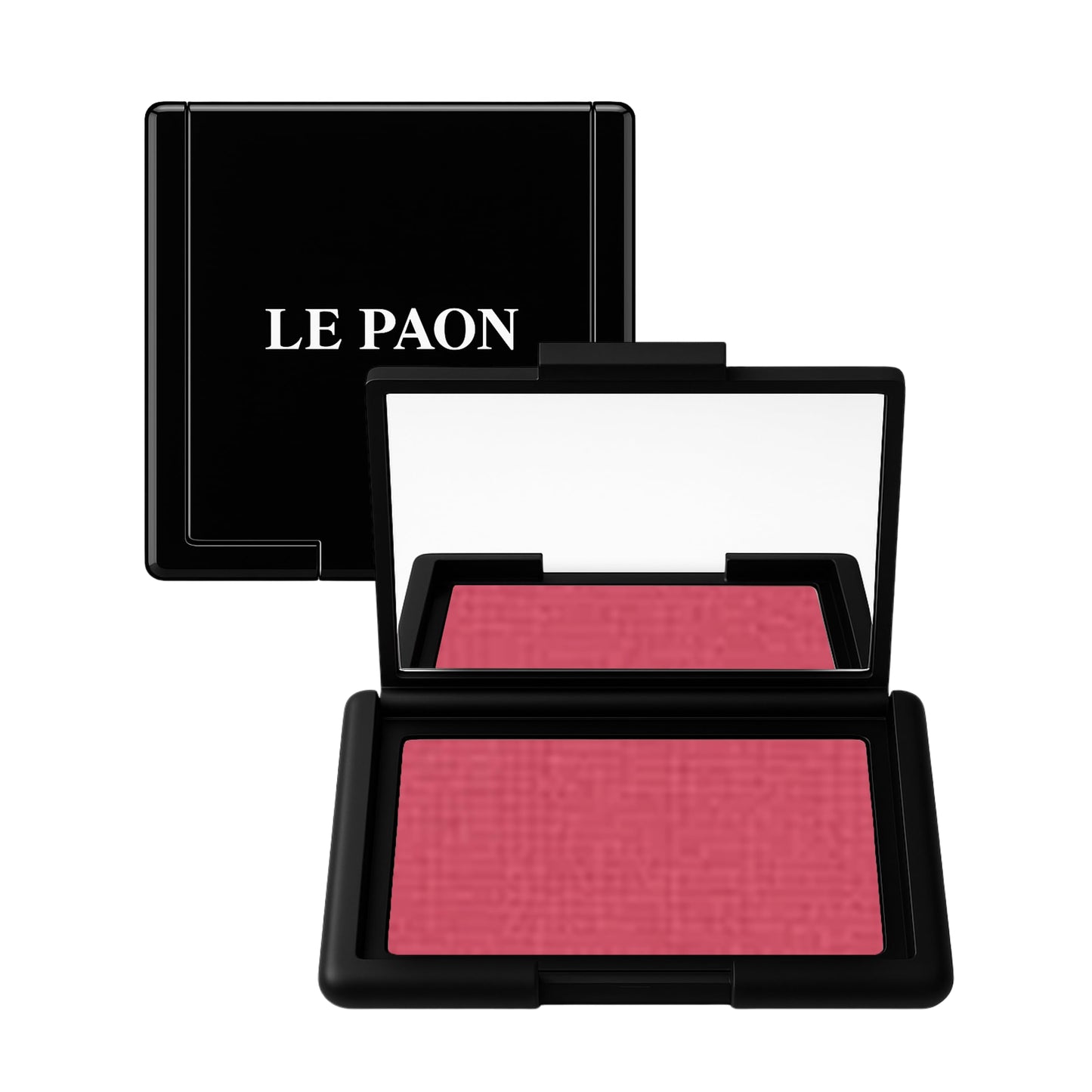 Le Paon Cosmetics Blush Rush (Cherry Bomb) - Powder Blush for Cheeks & Face with High Pigments for Shiny, Healthy Natural Finish – Buildable, Sweat Proof & Vegan