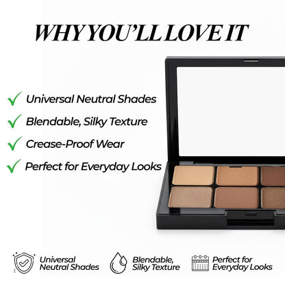 Starlight Eyeshadow Palette, 6 Rich Matte & Shimmer Shades