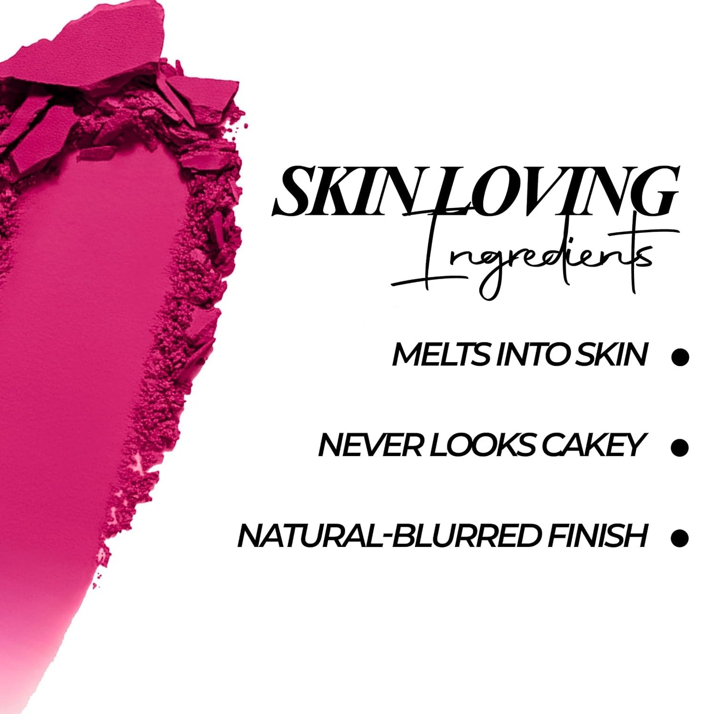 Powder Blush Rush for Cheeks & Face, Buildable Vegan Pigment