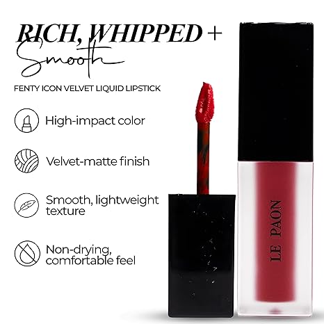 LePaon Cosmetics Make Out Proof Liquid Lip – Long-wear, Transfer-Proof Matte Lipstick with High Pigment Payoff – Infused with Vitamin E for Extended Hydration (Sultry)
