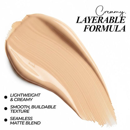 Cover Me Liquid Foundation, Full Coverage Dewy Hydrating