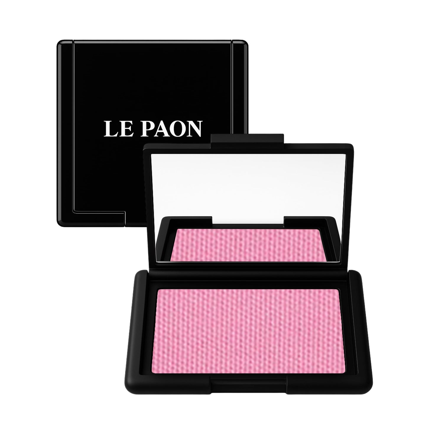 Le Paon Cosmetics Blush Rush (Pink Peony) - Powder Blush for Cheeks & Face with High Pigments for Shiny, Healthy Natural Finish – Buildable, Sweat Proof & Vegan