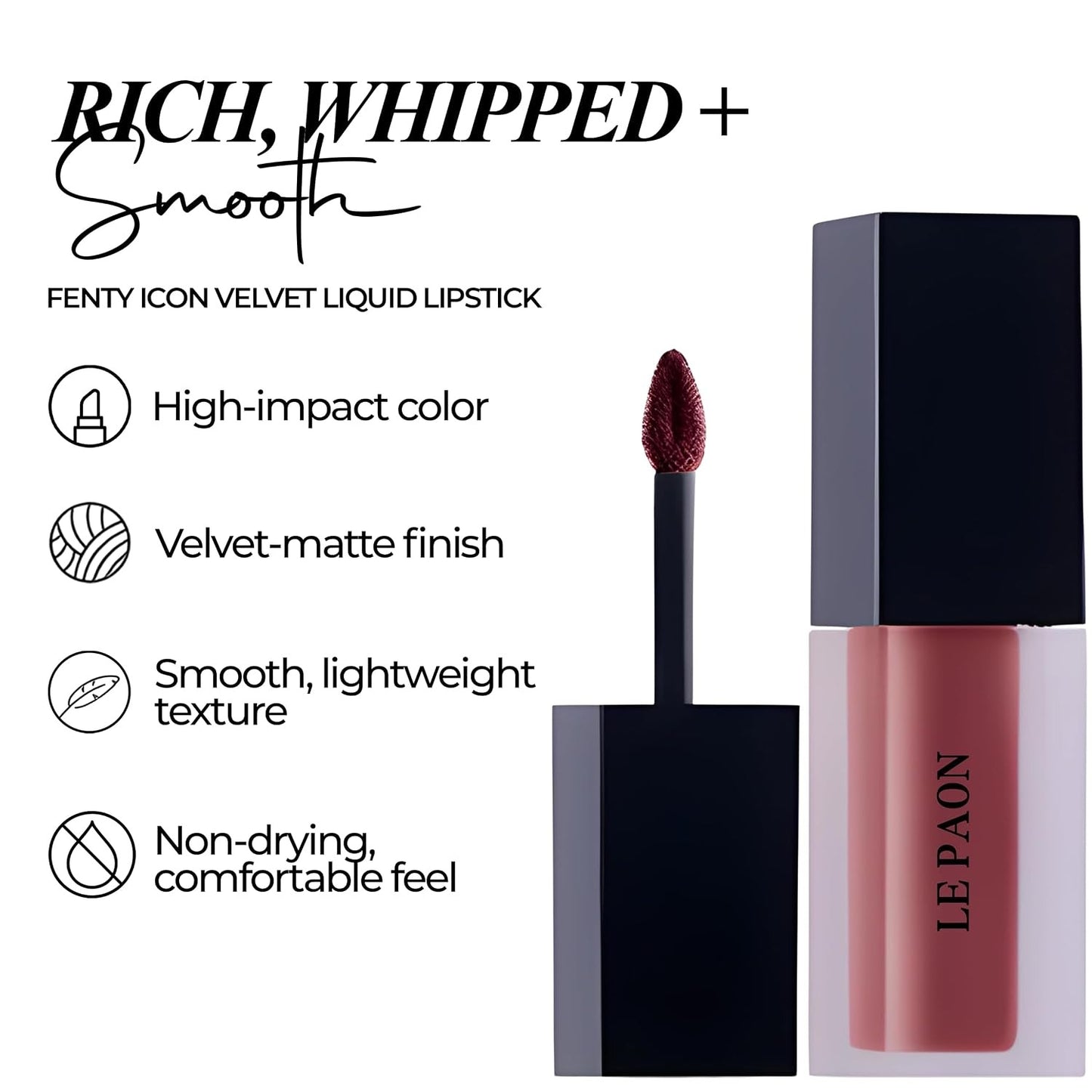 Makeout Proof Liquid Lip, Vegan Long-Wear Matte Lipstick