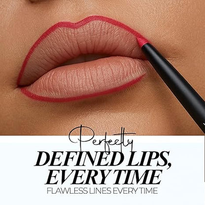 LePaon Cosmetics Define It Lipliner – Long-wear, Creamy Matte Lip Liner with High Pigment Payoff – Non-Drying Smooth Application for Defined Lips (Bare)