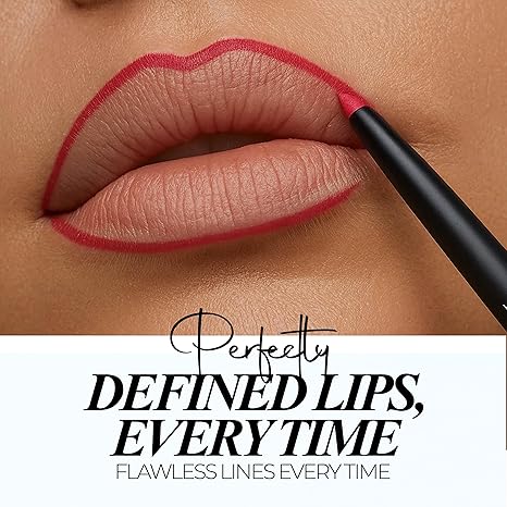 LePaon Cosmetics Define It Lipliner – Long-wear, Creamy Matte Lip Liner with High Pigment Payoff – Non-Drying Smooth Application for Defined Lips (Desire)
