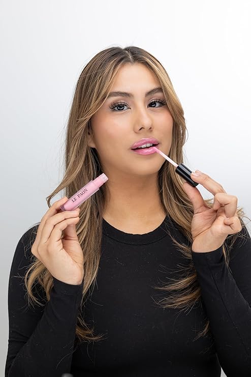 LePaon Cosmetics Pout Cloud Lipgloss – Long-wear, Transfer-Proof Matte Lipstick with High Pigment Payoff – Infused with Vitamin E for Extended Hydration (Halo)
