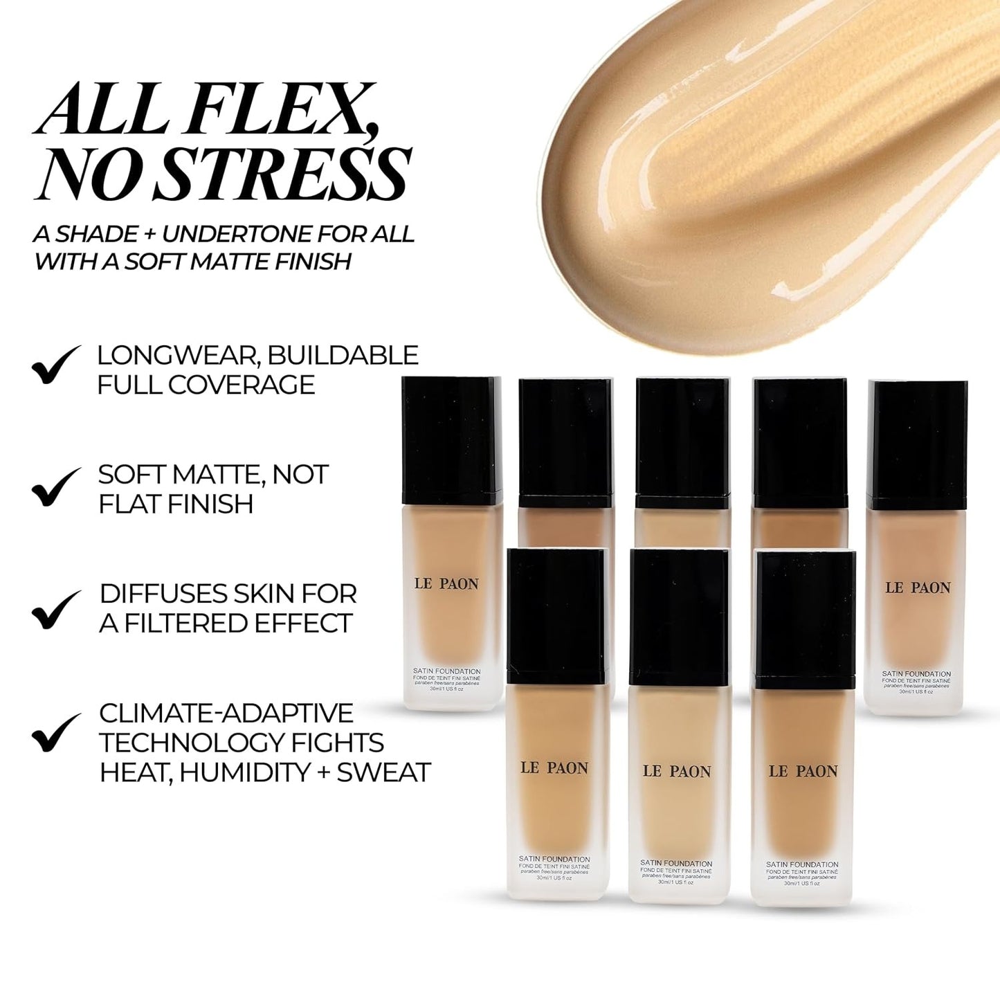 Hydrating SoftGlow Liquid Foundation, Vegan Full Coverage