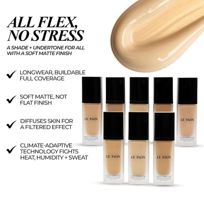 Hydrating SoftGlow Liquid Foundation, Vegan Full Coverage