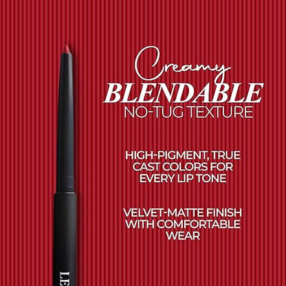 LePaon Cosmetics Define It Lipliner – Long-wear, Creamy Matte Lip Liner with High Pigment Payoff – Non-Drying Smooth Application for Defined Lips (Bare)