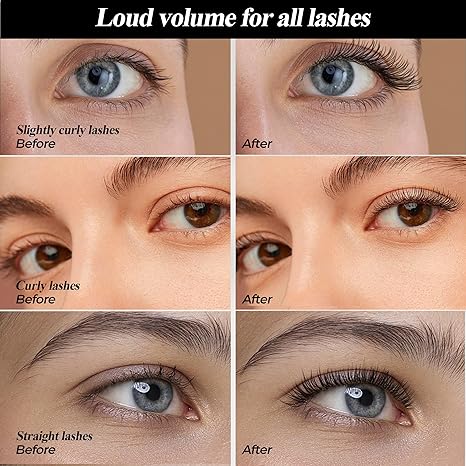 Le Paon Cosmetic Super Curl Waterproof Mascara for Lenthening Lashes without Fallout – Clump Free Volumizing Mascara for Defined & Separated Lashes
