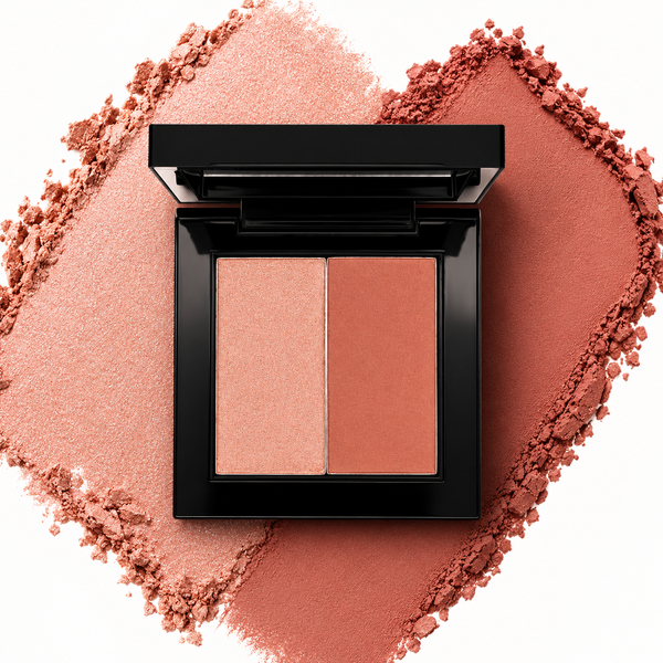 Le Paon Cosmetics Powder Blush Duo For Cheeks & Eyeshadow