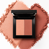Le Paon Cosmetics Powder Blush Duo For Cheeks & Eyeshadow