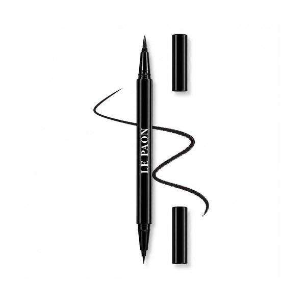 Eyeliner Pen Waterproof Dual Tip, Sensitive Mature Skin - Black